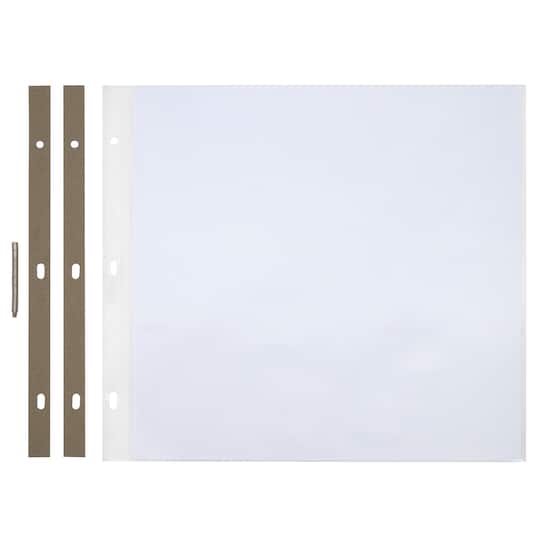 12" x 12" White Scrapbook Refill Pages by Recollections™, 60 Sheets